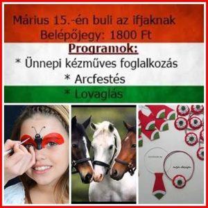 Március 15.-ei programok