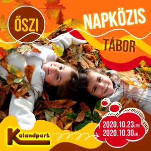 ŐSZI NAPKÖZIS TÁBOR a Kalandpark Játszóházban