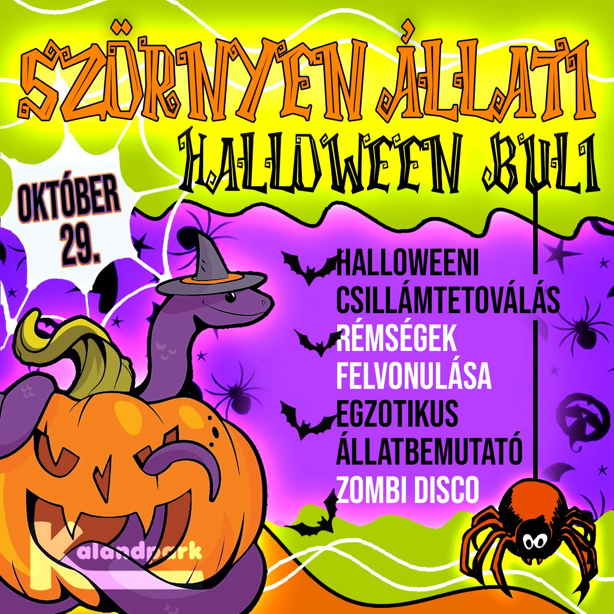 Halloween buli – október 29-én, pénteken